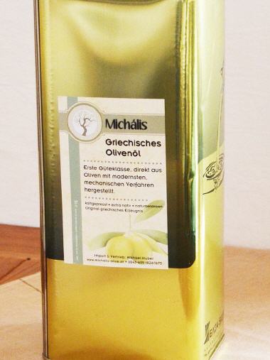 Olivenöl Metall-Kanister Einweg 5 Liter